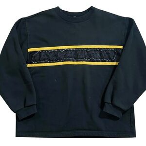 Vintage No Fear Black / Yellow Sweatshirt (Size L)